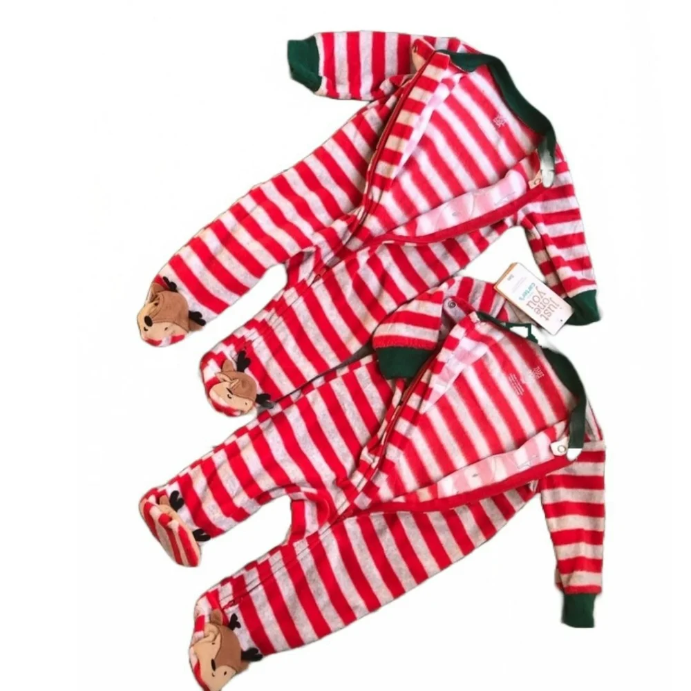 NWT 2 Carter's One Piece Footies - 3month